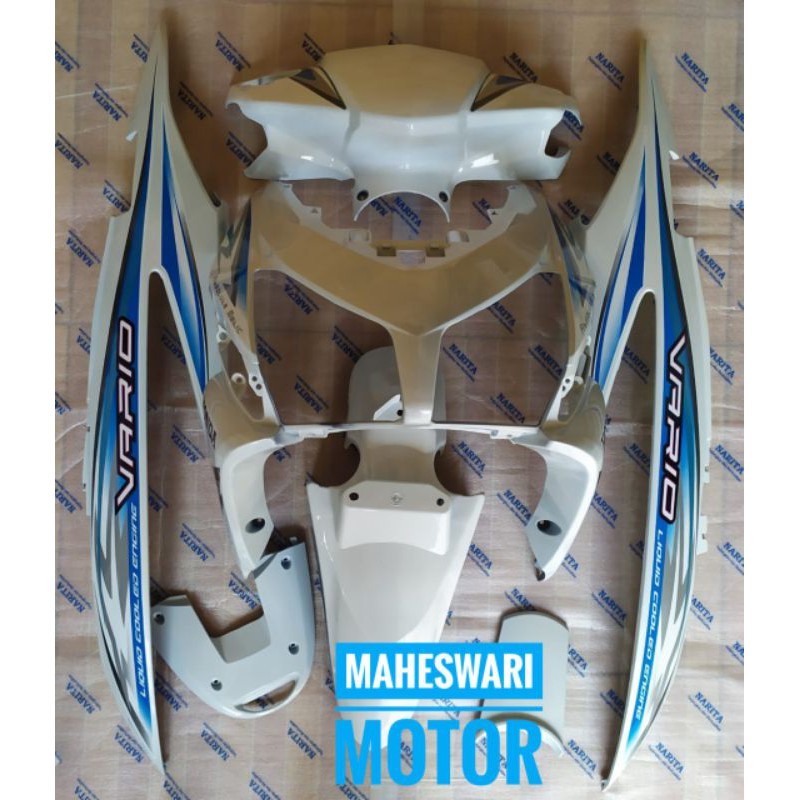 Full Body Halus Honda Vario 110 Karbu Vario Lama Putih.