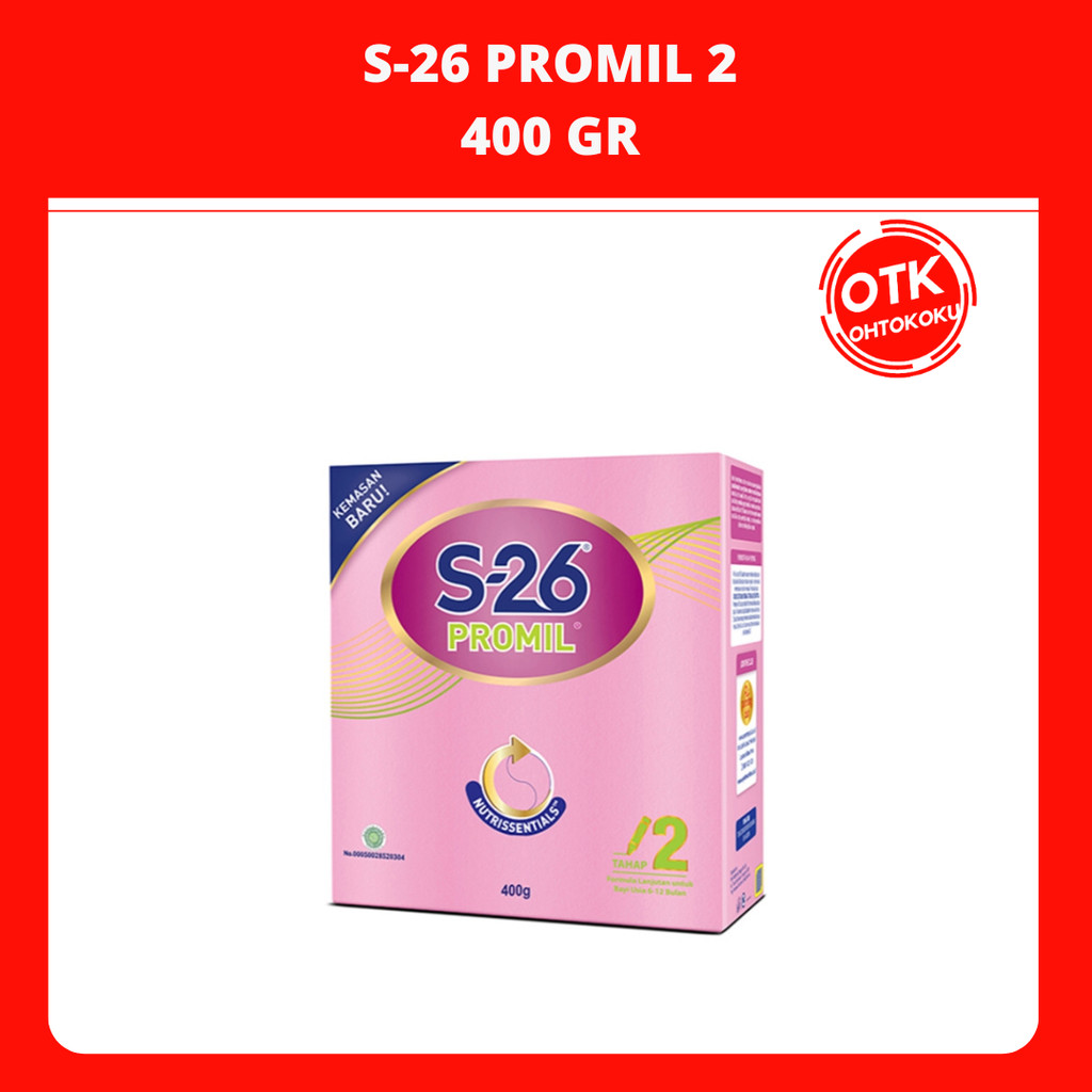 

S-26 Promil 2 Susu Formula Usia 6-12 Bulan 400 gr