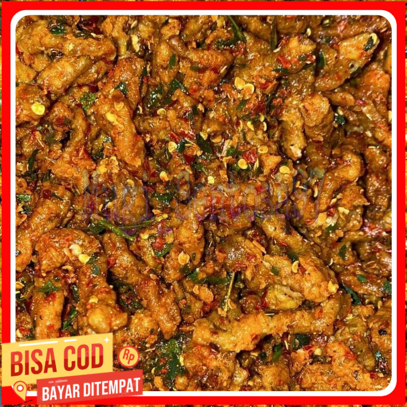 

1kg keripik usus ayam pedas daun jeruk