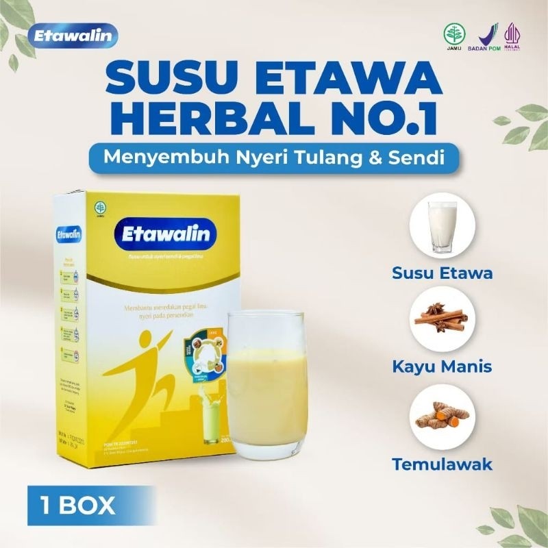 

Etawalin Susu Kambing Etawa Solusi Nyeri Sendi Tulang & Pegal Linu Mall Ori