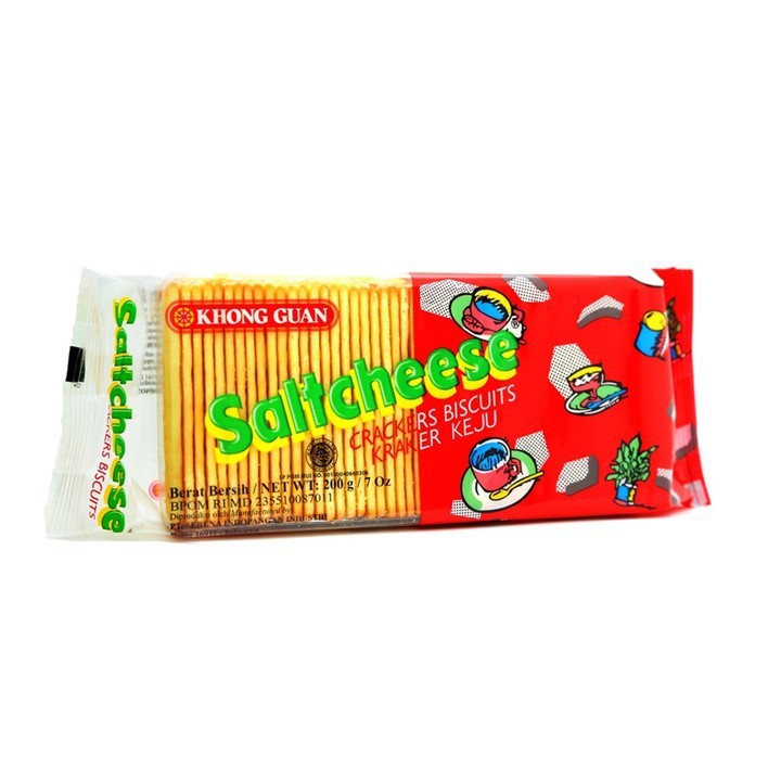 

Khong Guan Saltcheese Crackers 200 gr