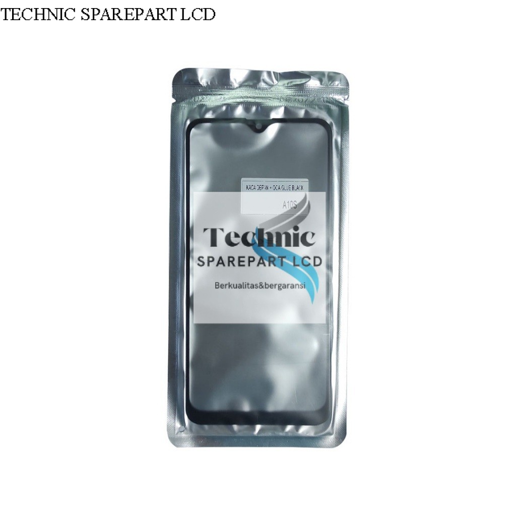 KACA DEPAN SAMSUNG A10S A107 GLASS LCD TOUCHSCREEN PLUS LEM OCA KERING GLUE ORI