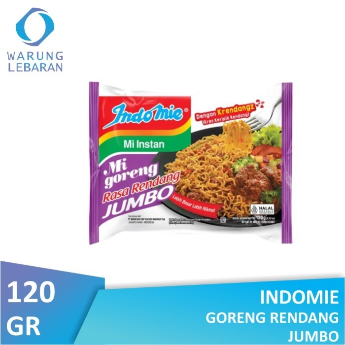 

Indomie Goreng Rendang Jumbo 120gr