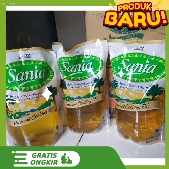 

PAKET MURAH 2 PCS Sania Minyak Goreng 2L