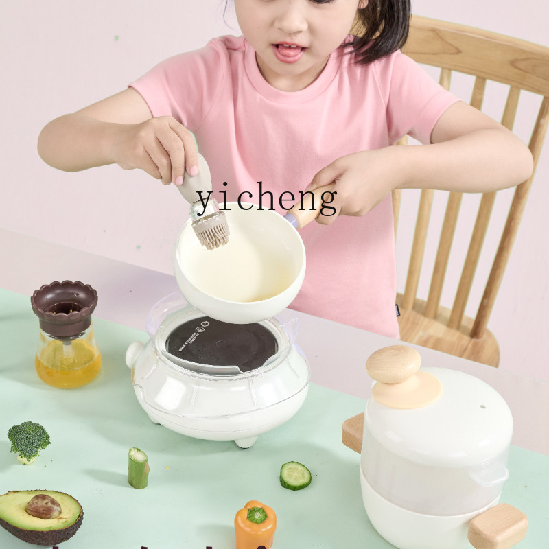 XL Food Grade Mini Small Kitchen Real Cooking Suit Children's Real Kitchen Cooking Toys