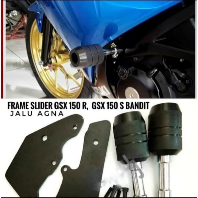 Frame Silider GSX  150 R GSX 150 S Bandit | Jalu pengaman bodi motor GSX  150 R GSX 150 S Bandit