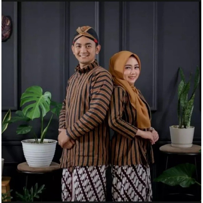 Baju New Baju Lurik nita Kebaya Kutubaru Sorjan Lurik Tenun Pria Jogja Pakaian Pakaian Couple Prewed