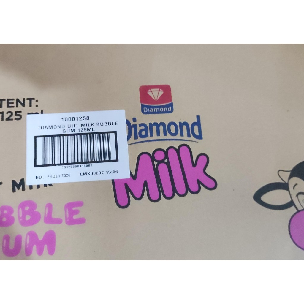 

Susu Diamond Milk Bubble Gum 125 mL DUS