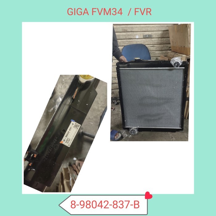 RADIATOR ISUZU GIGA FVM 240PS FVM34 ORIGINAL ISUZU ASTRA berkualitas