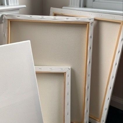 

kanvas lukis besar 100 x 130 cm Canvas frame siap pakai