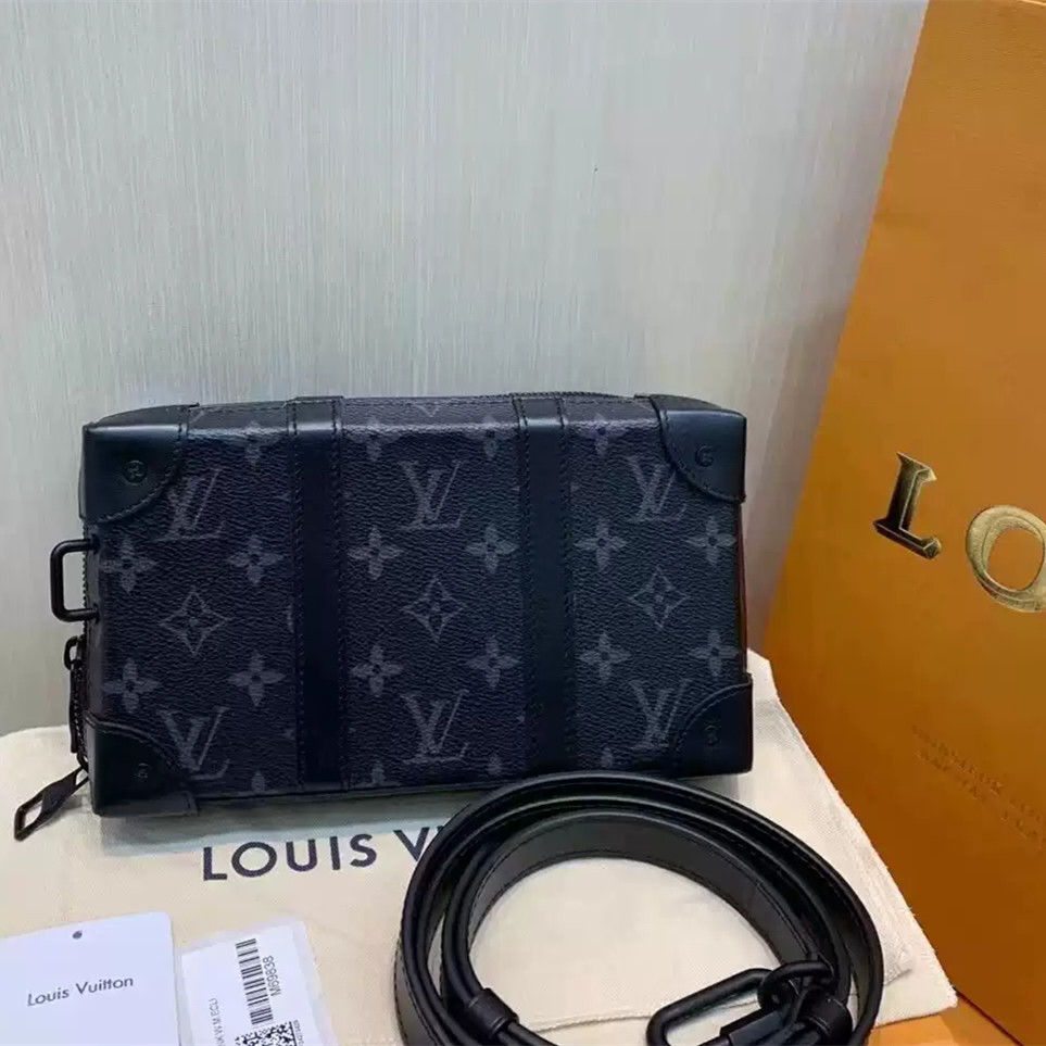 【bekas asli】（ M69838）LV TRUNK DOMPET tas tangan/tas bahu/tas selempang/tas rantai/tas kotak presbyop