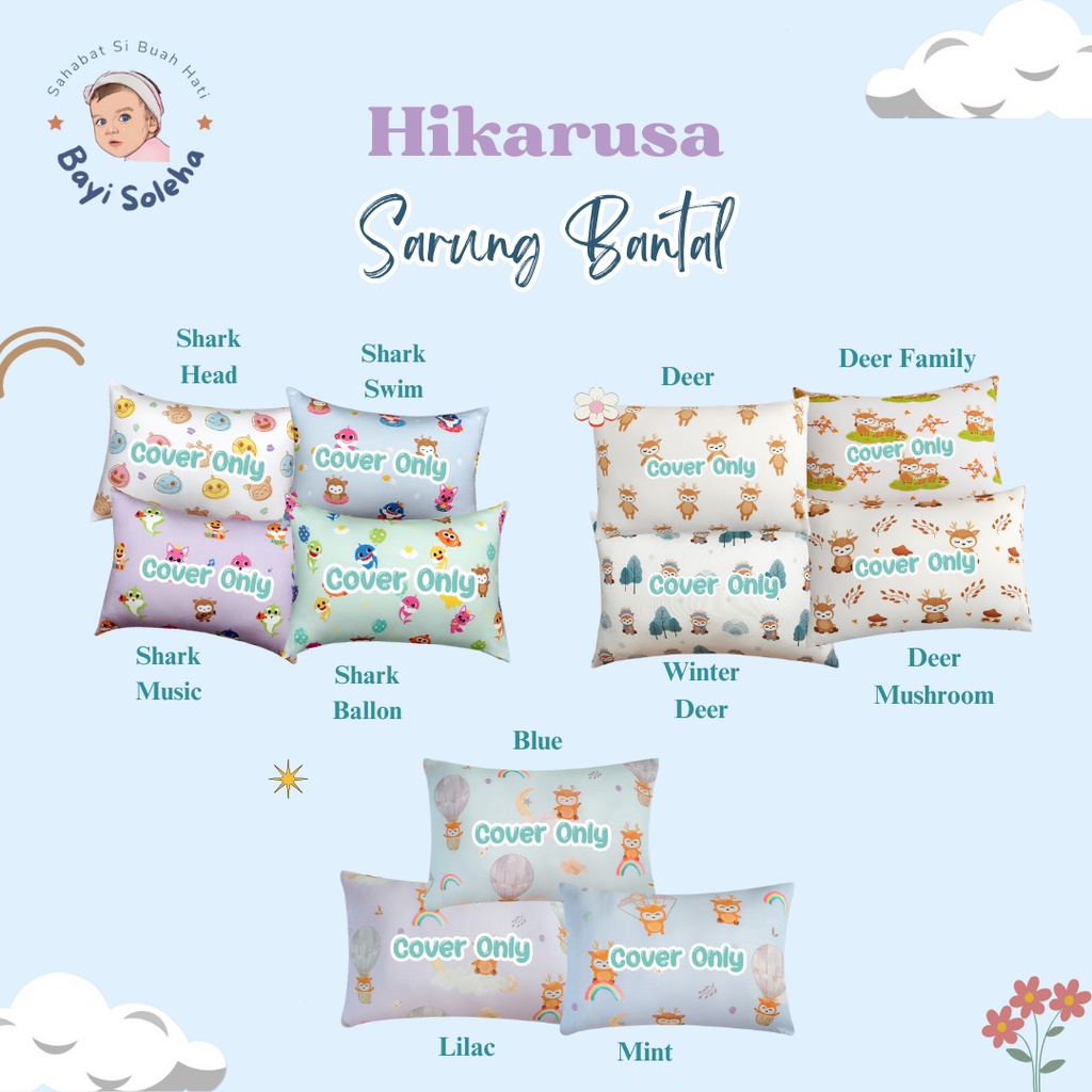 [BS] Hikarusa Sarung Bantal Shark Edition / Cover Only Shark Edition