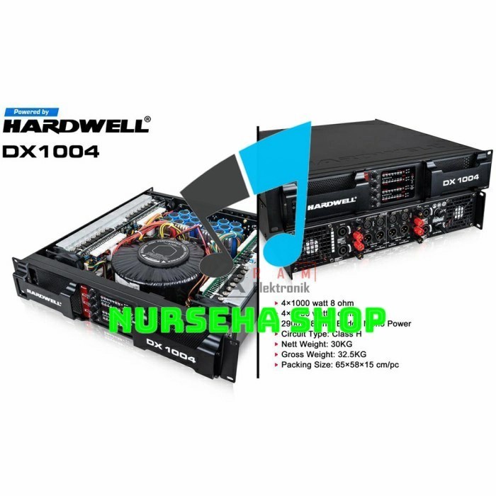 Power Amplifier Hardwell DX 1004 (4Channel)