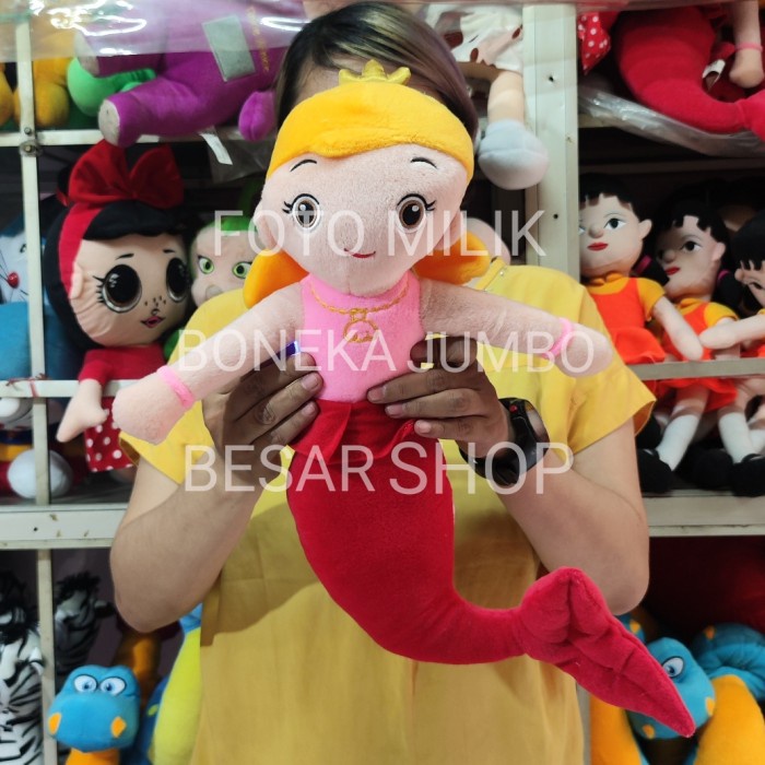 FOTO ASLI REAL PICT! BONEKA BARBIE PRINCESS IKAN PUTRI DUYUNG MERMAID PINK KUNING MERAH jy