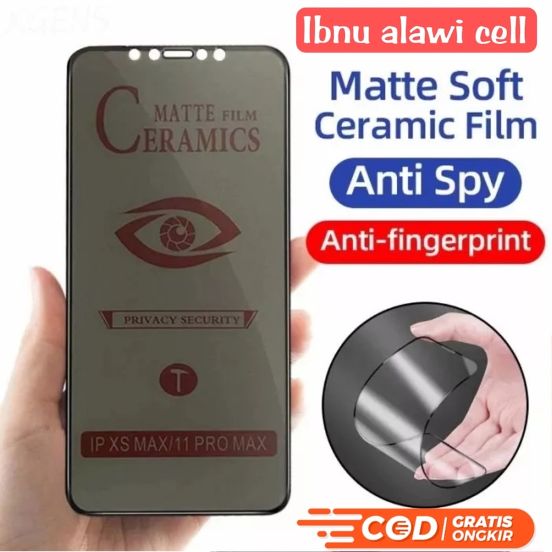 Tempered Glass OPPO A37F TG CERAMIC ANTI SPY PRIVACY