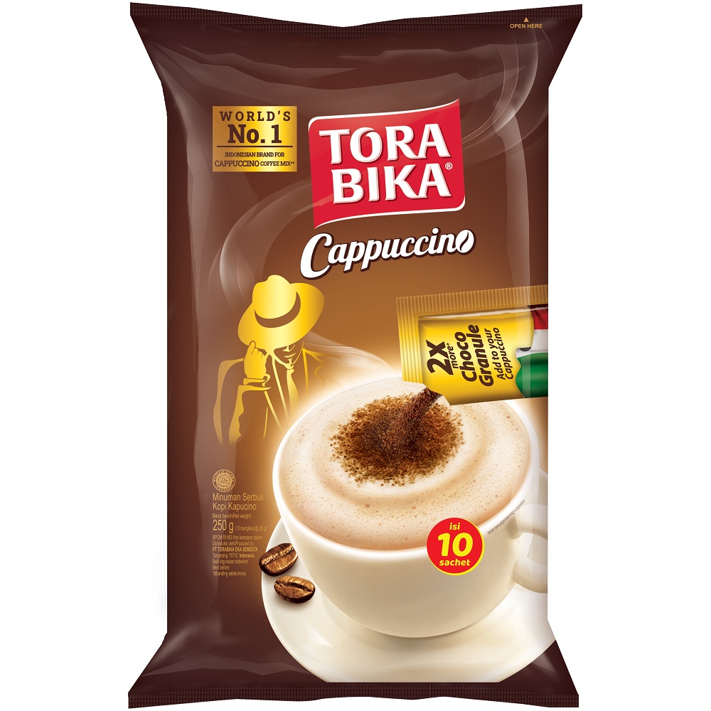 

Kopi torabika capucino 10sachet ×@25gr Promo