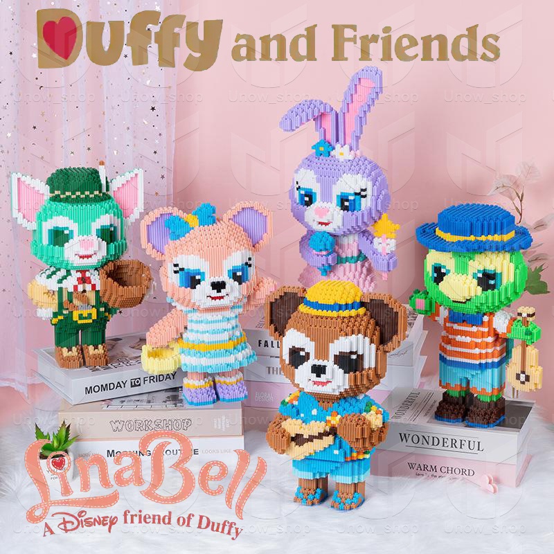 Nano Block DUFFY & FRIEND - LINA BELL series | Bricks education Nano Block