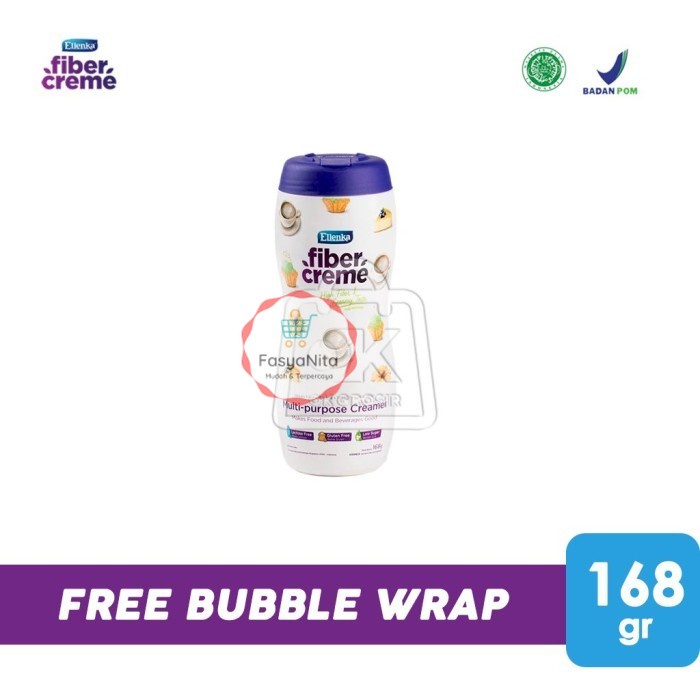 

Fiber Creme Ellenka / Krimer Bubuk (Botol 168gr) - FasyAnita Mart Denpasar