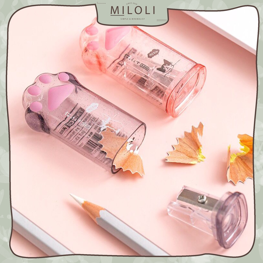 

[MILOLI] 1Pcs SHARPENER PENSIL CAT PAW Rautan Peraut Pensil Aesthetic Estetik Alat Tulis - F0222