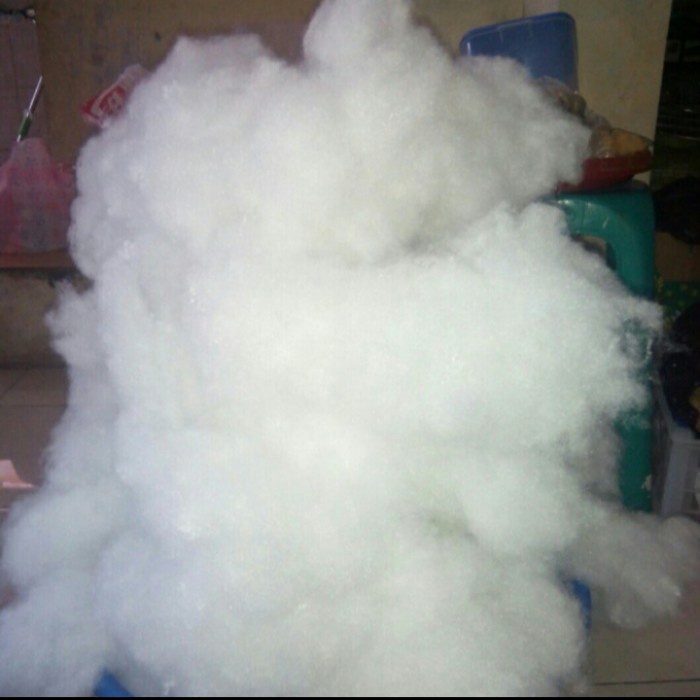 dakron sililon kapas sintetis 1kg isian bantal boneka