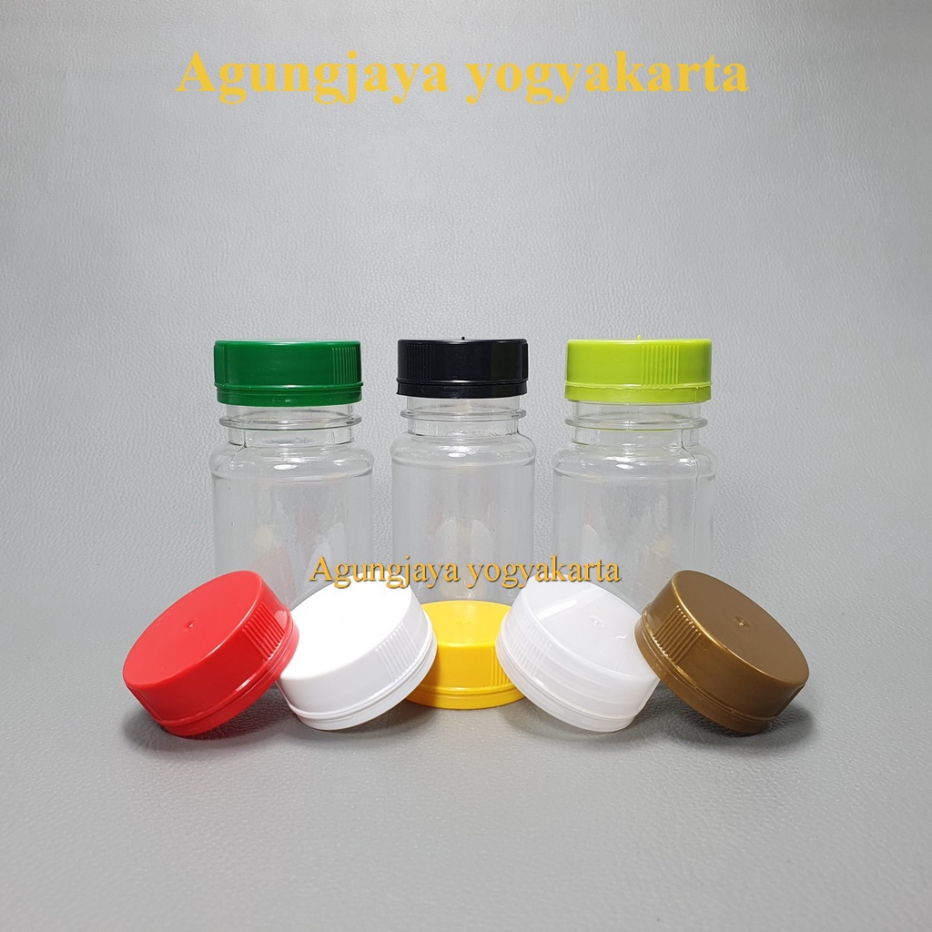 Botol Obat 85 ml Natural / Botol Plastik / Botol Obat / Botol Kapsul / Botol Obat Kosong / Botol Sir