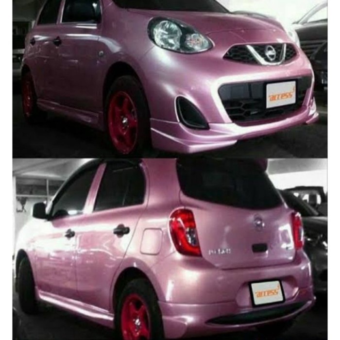 bodykit nissan march access tahun 2013 depan saja