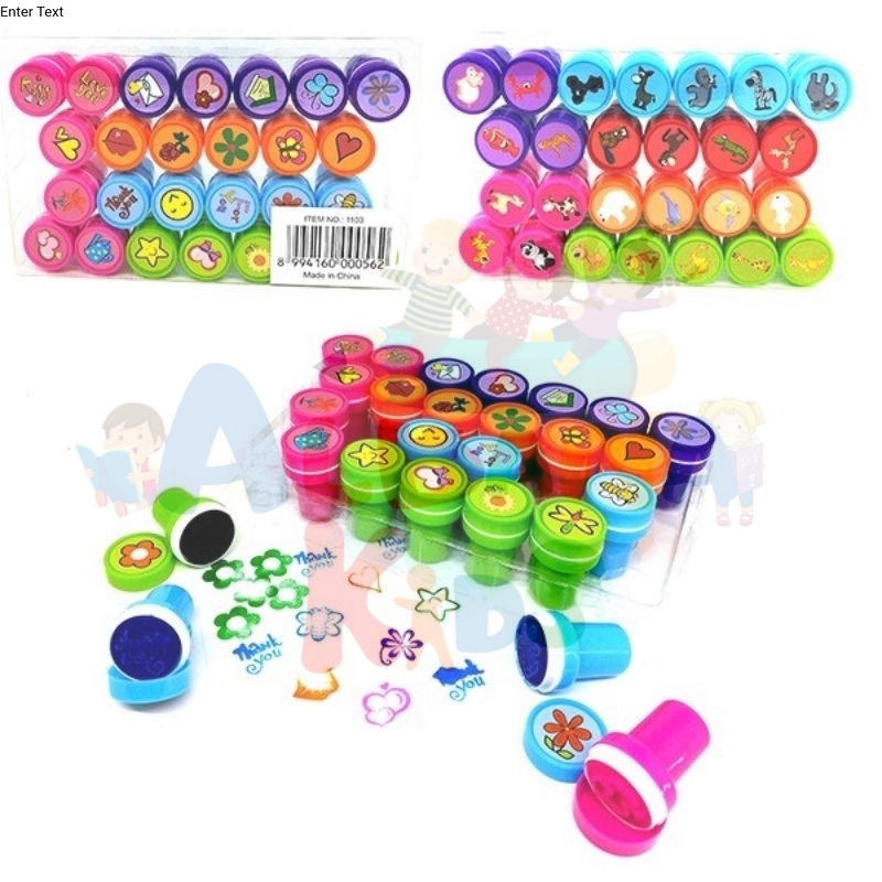 

((COD)) Stempel Warna karakter Mainan Edukasi Anak