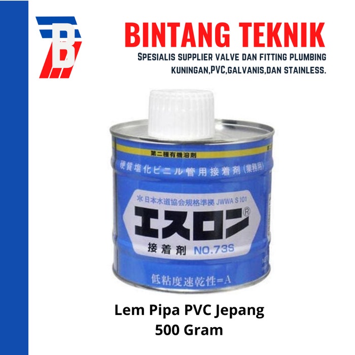 

Lem Pipa PVC Jepang Kaleng 500 Gram