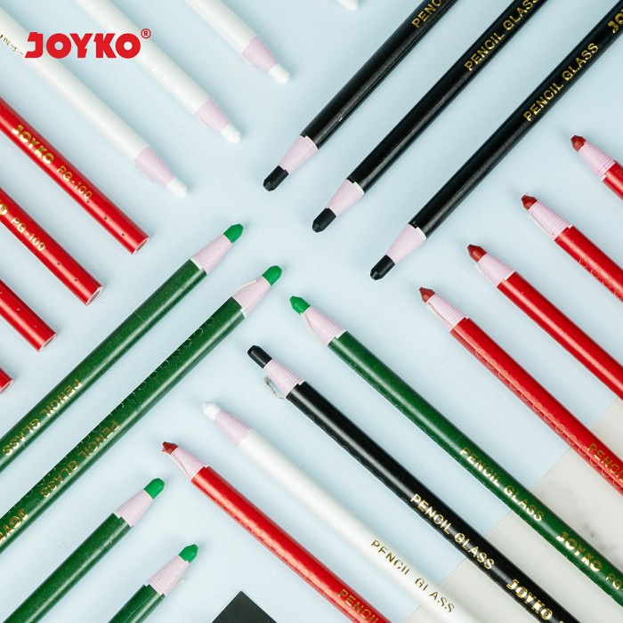 

Pencil Glass Pensil Kaca Warna Joyko PG-100 1 Box 12 Pcs - White