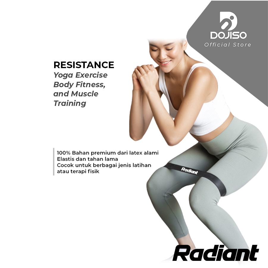 DFV Karet Resistensi Panjang Elastis Resistance Band Long Pilates Olahraga Yoga Gym Resistance Band