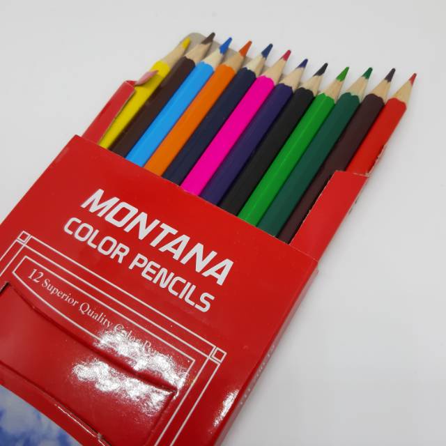 

Pensil 12 warna panjang MONTANA