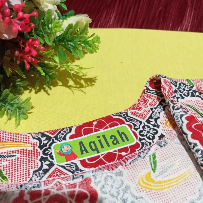 

TerpopuleR Sticker Label Nama Kain Baju Kaos Sablon Setrika