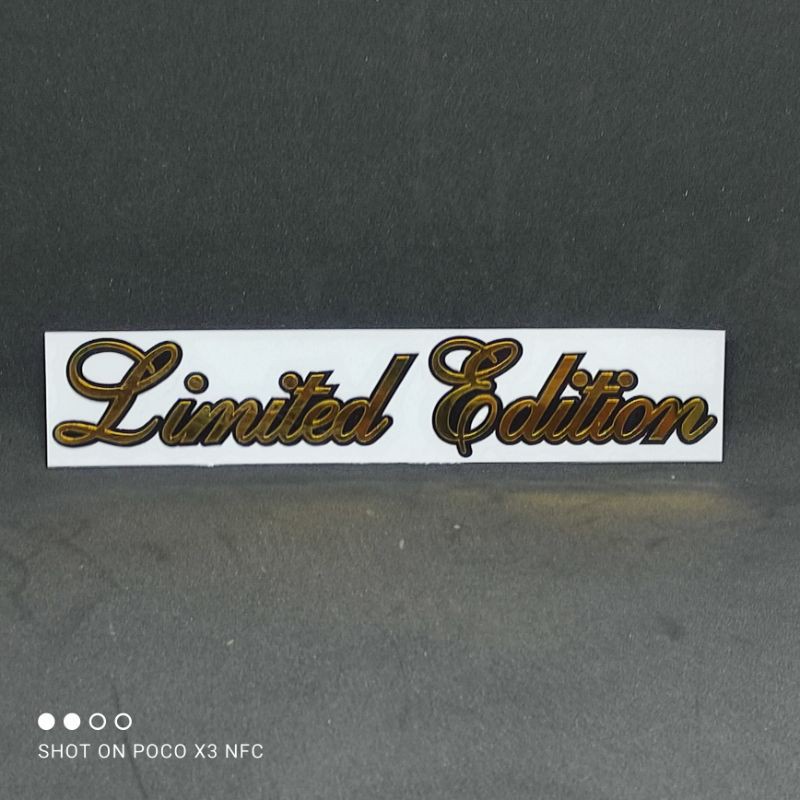 

cutting stiker spesial edition - sticker limited edition stiker edition