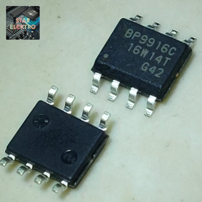 2 Buah 2Pcs BP9916C Sop-8 SMD Tempel BP9916 BP 9916C LED Driver IC 8P9916C 9916