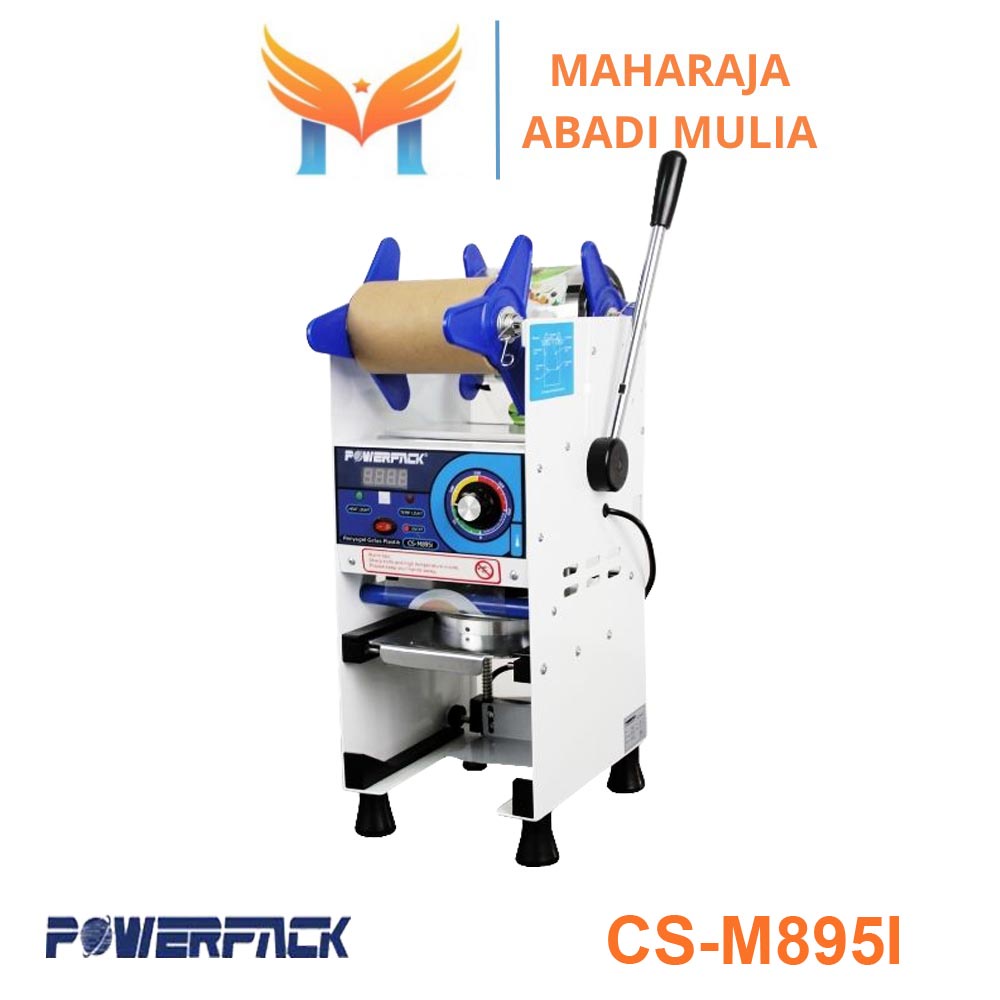 Mesin Segel Gelas Plastik Powerpack Cs-m895I Cup Sealer Manual