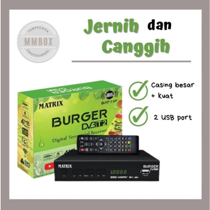Set Top Box Matrix Burger