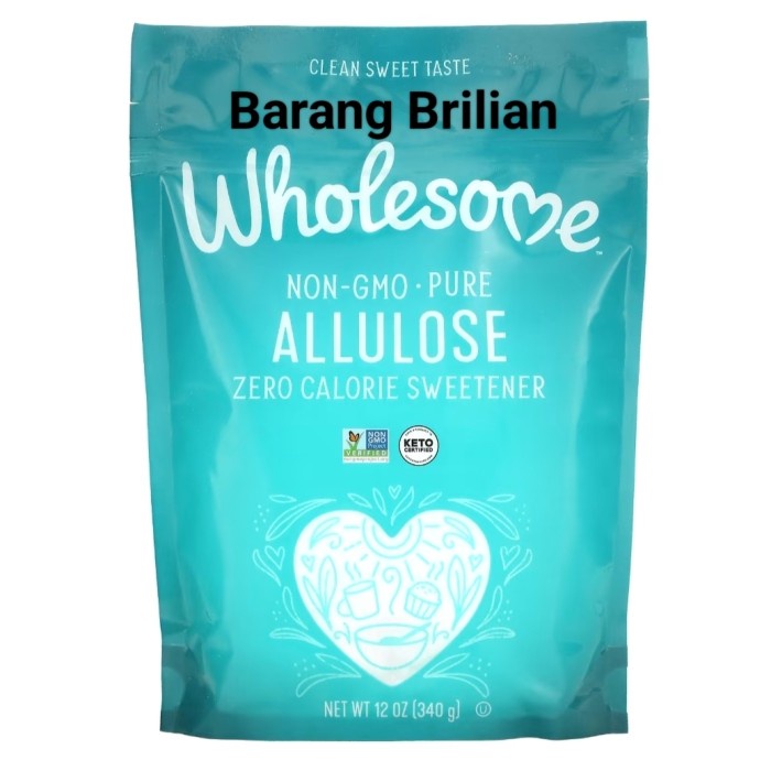 

Wholesome Allulose Zero Calorie Sweetener 340 Gram ORI USA - Crystal 340 Gr