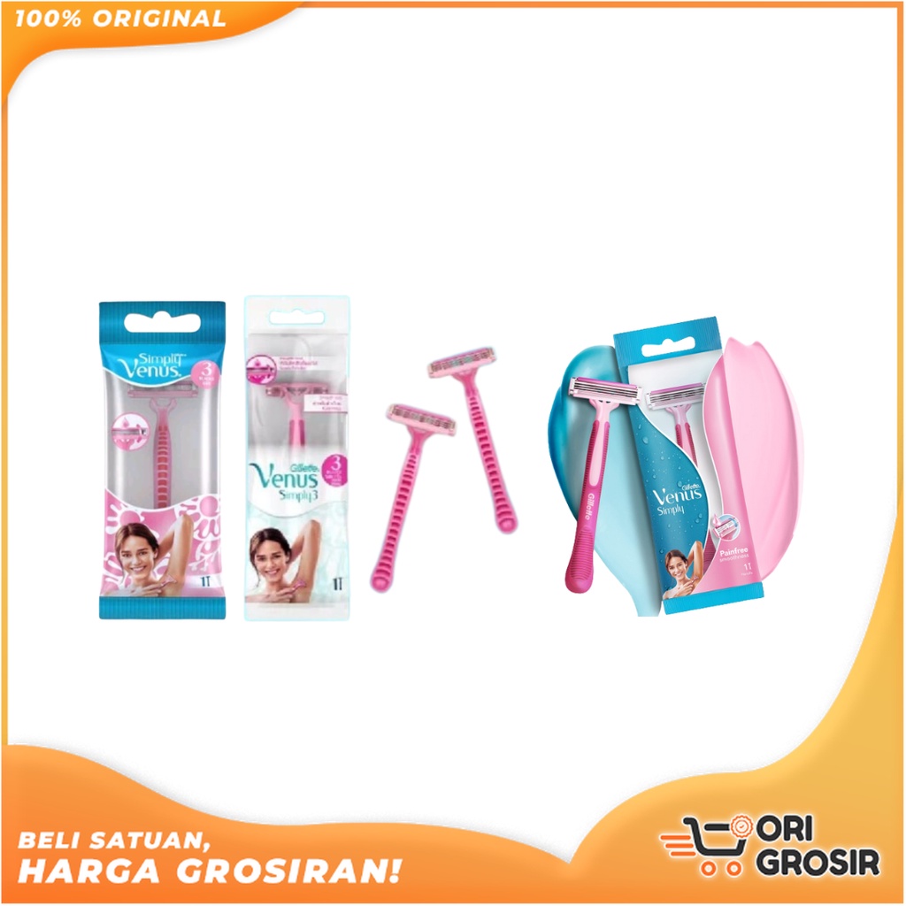 ORI Grosir Gillette Pisau Cukur Wanita DAISY / VENUS SIMPLY 1's