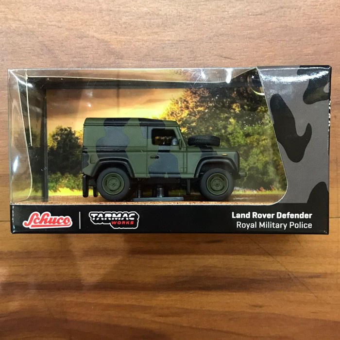 SCHUCO X TARMAC WORKS LAND ROVER DEFENDER ROYAL MILITARY POLICE LP27
