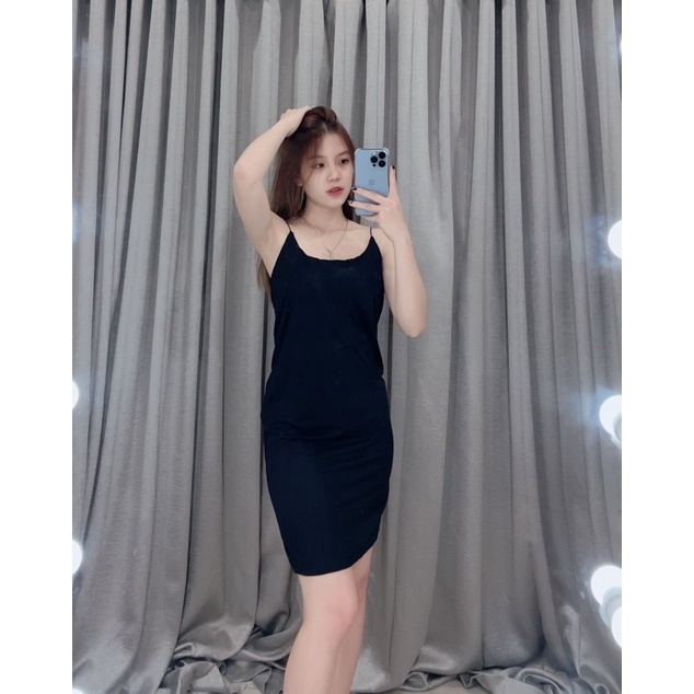 Dress tanktop spaghetti 1531 | Dress korea slim