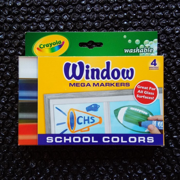 

Crayola Washable Window Mega 4-Color Marker 58-8171