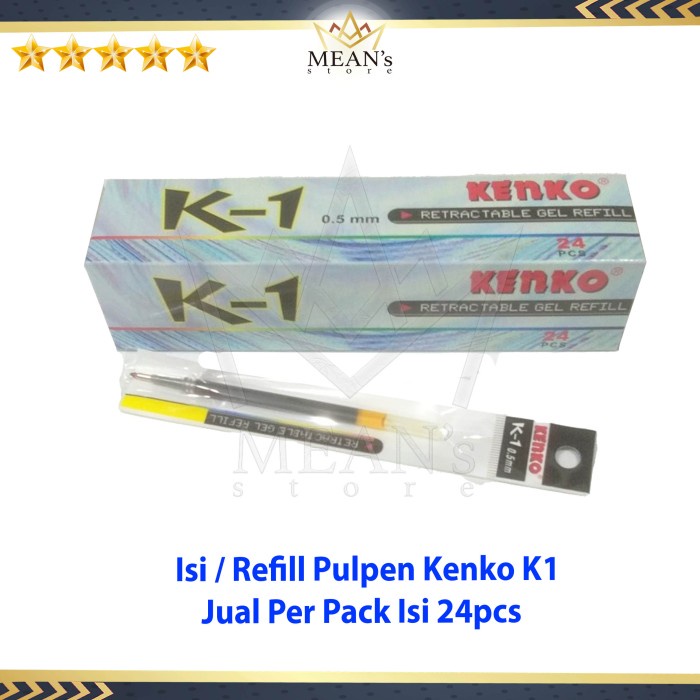 

Isi Pen Kenko K1 / Refill Pulpen Gel Kenko K1 / Isi Ulang Pen K1