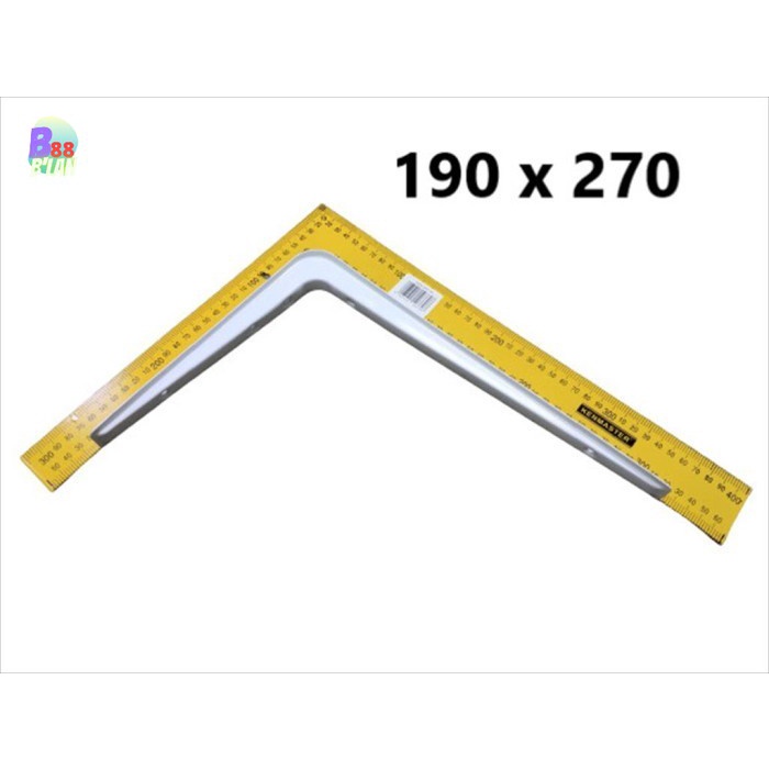 SIKU RAK L DINDING KAYU PUTIH TEBAL 190 X 270 MM BRACKET SIKU TV B88 SIKU PENYANGGA RAK DEKORASI SIK