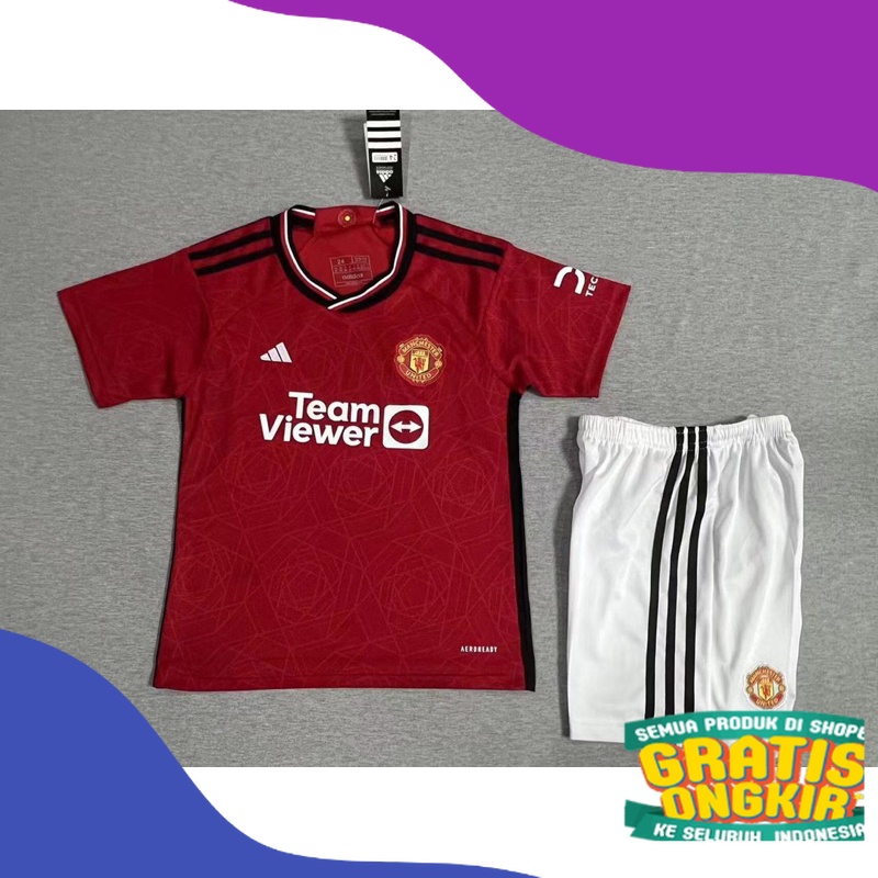 (KIDS) JERSEY BOLA MU HOME NEW KIDS 2024 GRADE ORI/ Bigsize jumbo