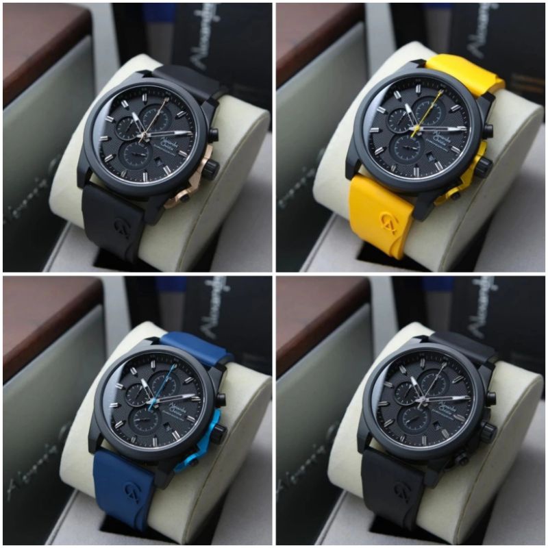 AC 6659 ALEXANDRE CHRISTIE PRIA 6659 JAM TANGAN PRIA ORIGINAL