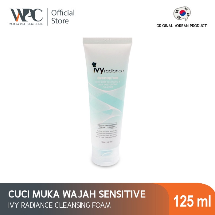 IVY Radiance Cleansing Foam 125ml - Sabun Wajah Kering dan Sensitif