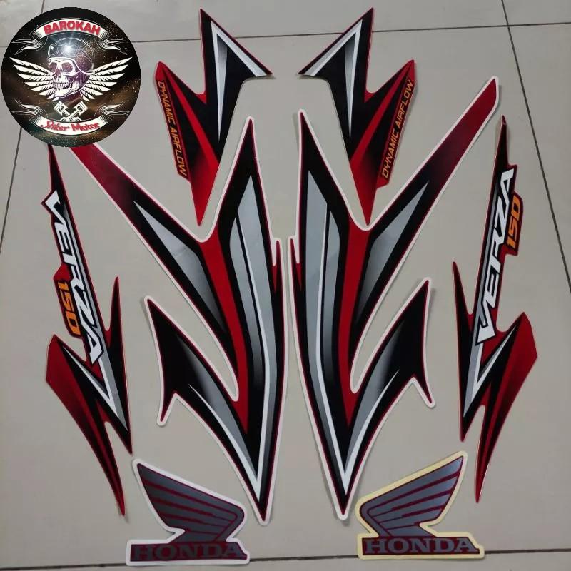 AJS AJS Striping stiker  motor Honda Verza 150 2014 merah stiker les Bodi motor   Sticker Bisa Cod F