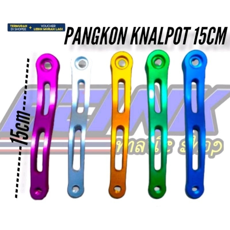 Breket knalpot L kenalpot pangkon knalpot ninja breket knalpot L panjang 15cm almunium cnc