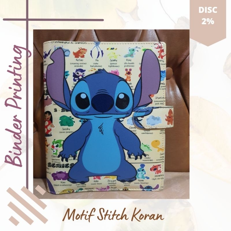 

Binder Printing motif stitch ,Kulit Sintesis A5(20r) B5(26r)