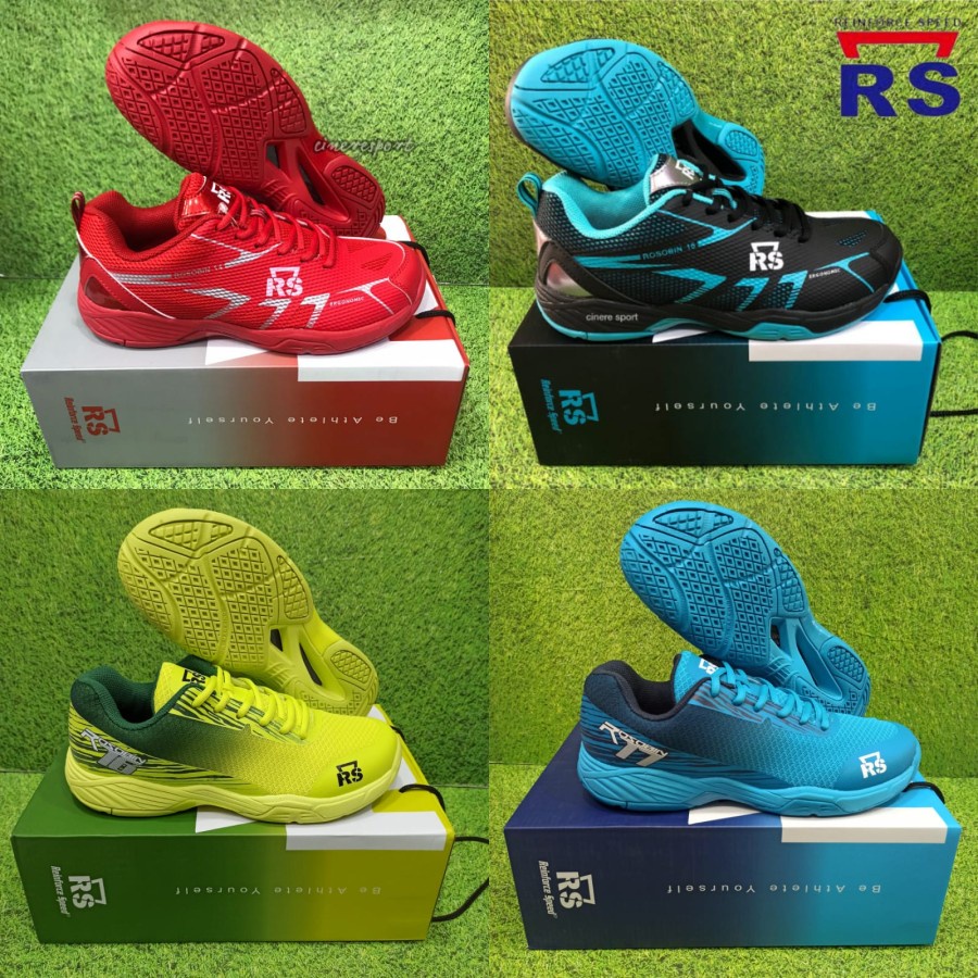 Sepatu RS Rosobin  11 12 14 15 16 17 18 Original Badminton Shoes
